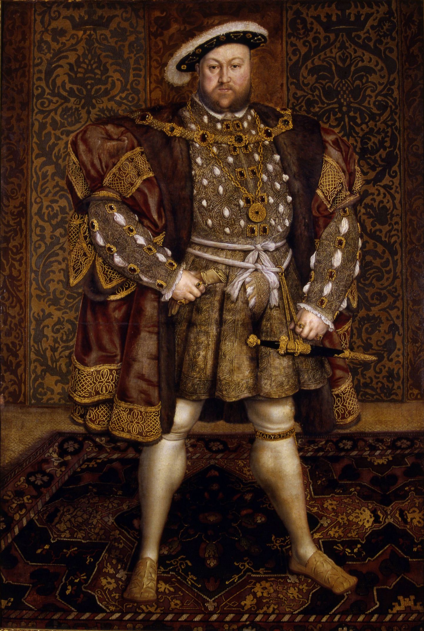 King Henry VIII Hans Holbeini maalil
