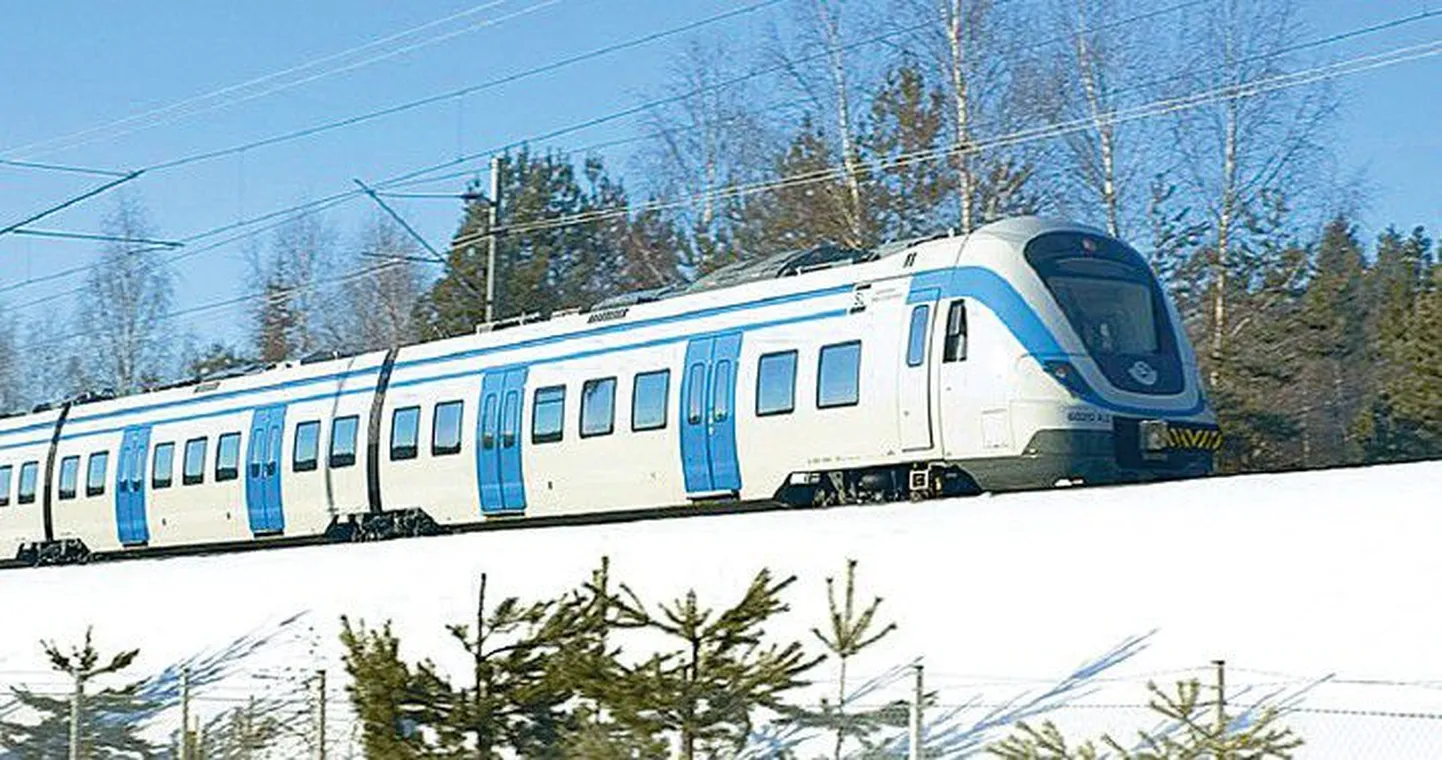 Электропоезд Coradia фирмы Alstom. Поезда такого типа могут появиться и в Эстонии, хотя кто выиграет тендер, мы не знаем.