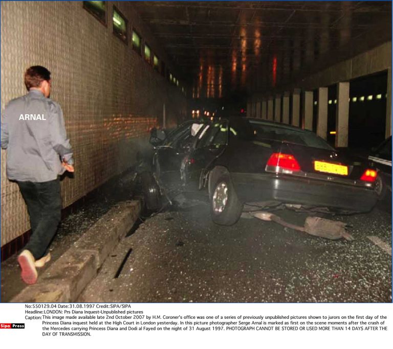 Mercedes, millega printsess Diana õnnetusse sattus