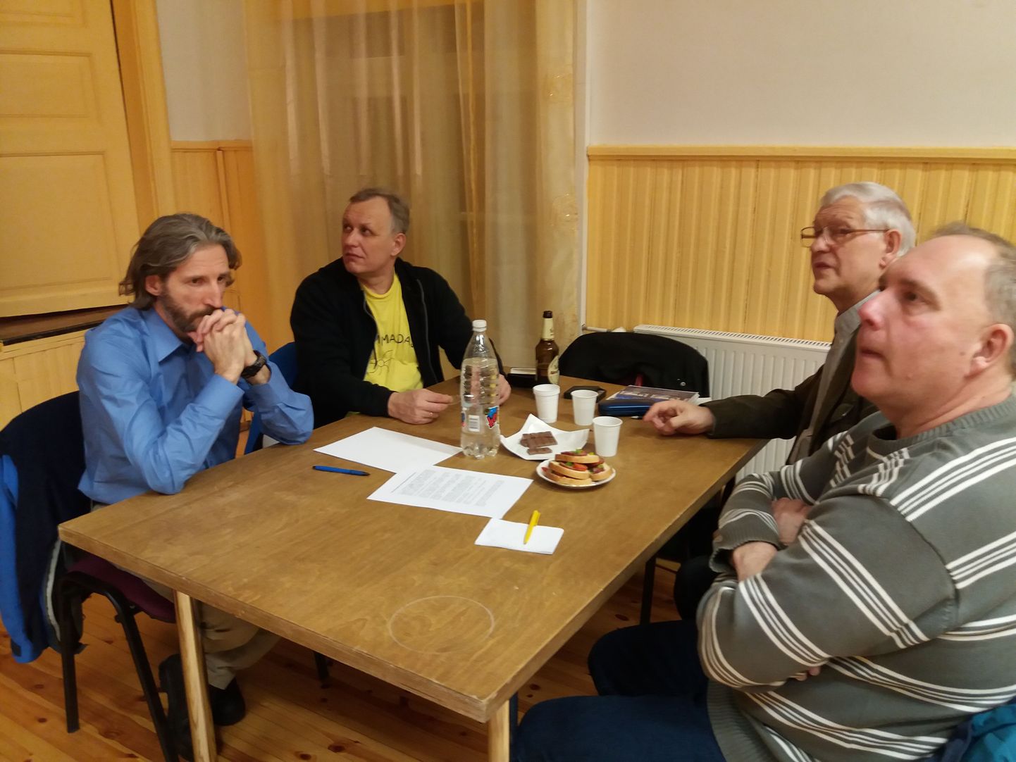 Võidukas Otepää esindus: Meelis Lill (vasakult), Urmas Kuldmaa, Mairold Kõrvel ja Kaido Mägi