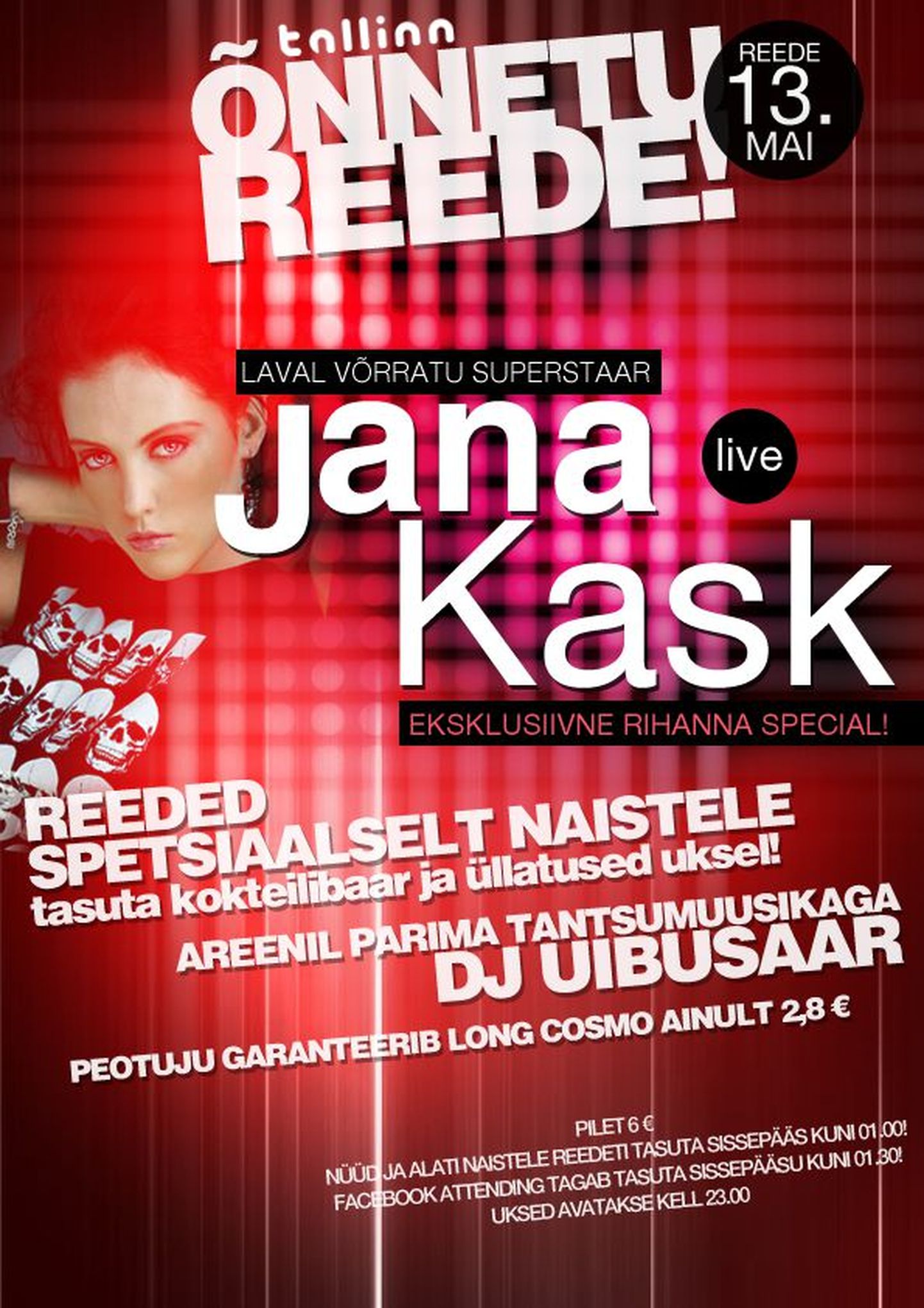 Jana Kask täna Club Tallinnas!
