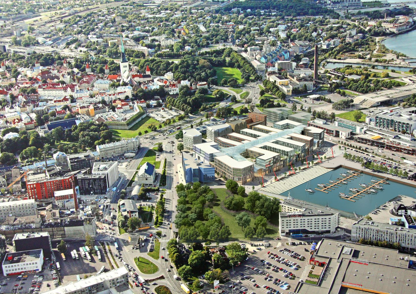 Porto Franco saab olema suurim Tallinna kesklinnas asuv kaubandus- ja bürookeskus.