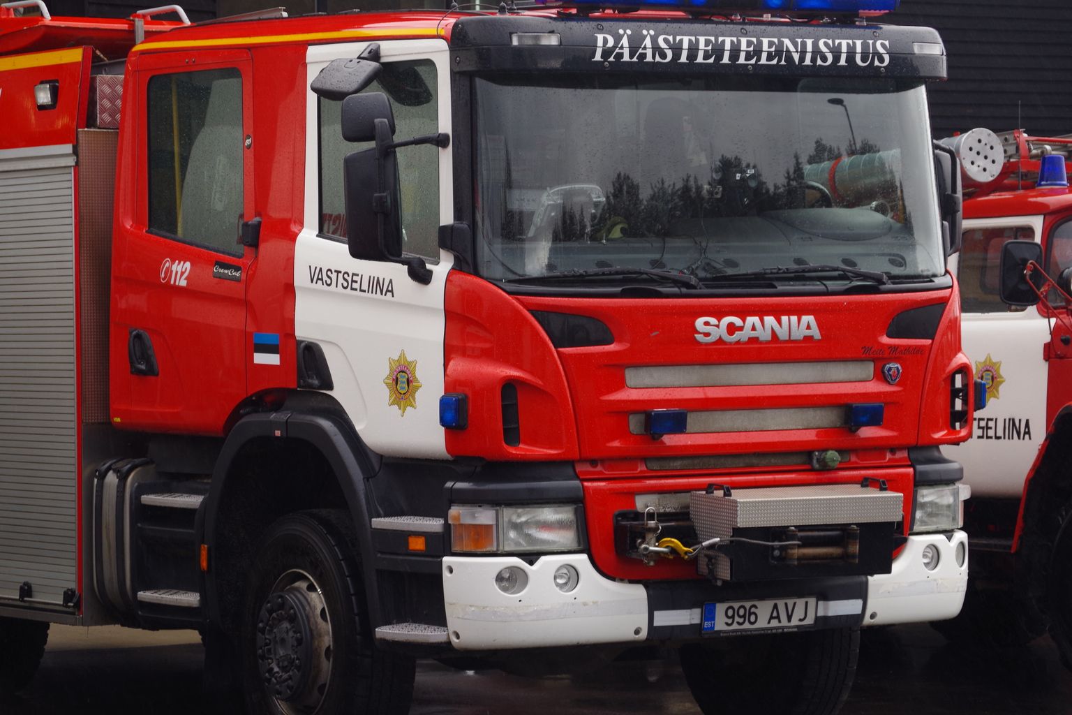 Vastseliina päästeauto.