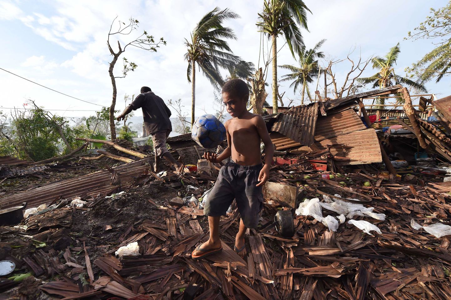 Vanuatu pärast võimsat tsüklonit.