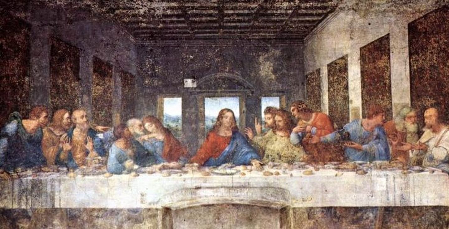 Leonardo da Vinci maal «Püha õhtusöömaaeg»