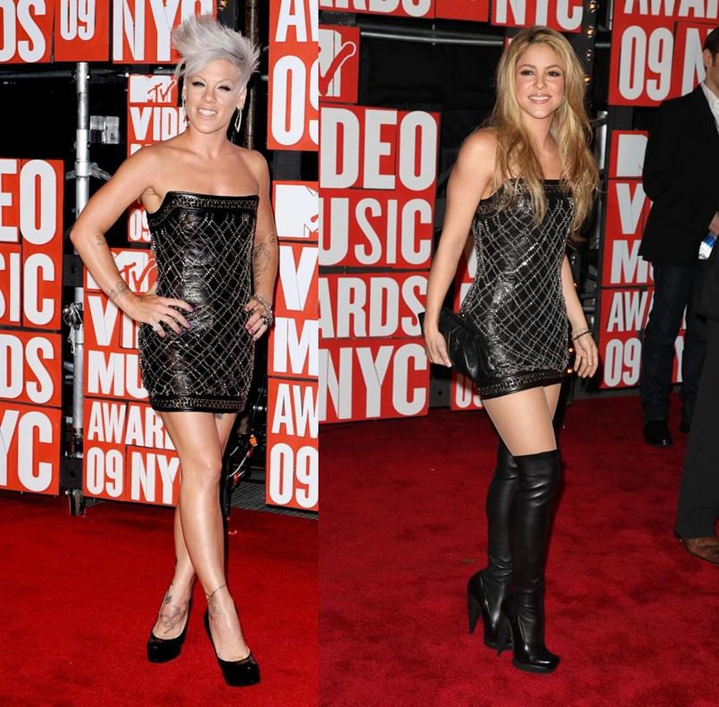 Pink ja Shakira kandsid ühesugust kleiti