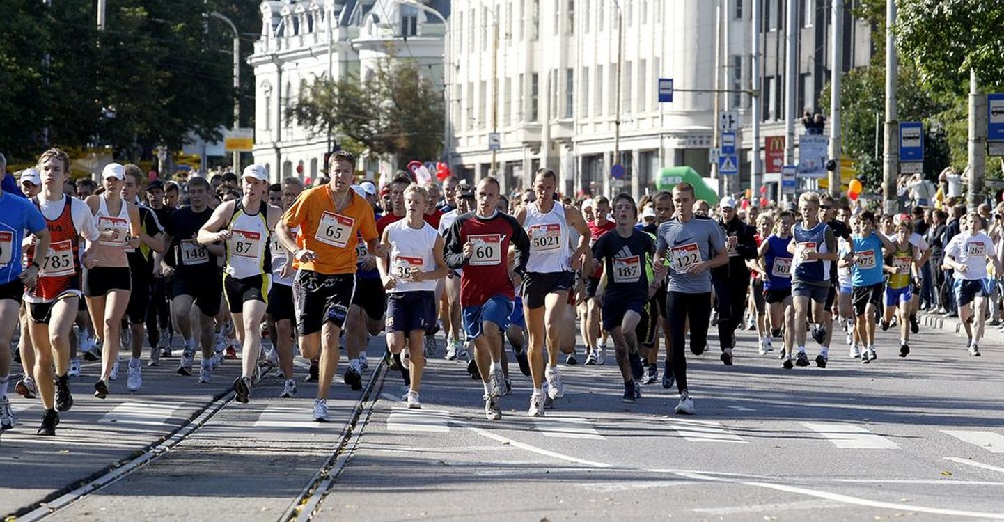 Осенний забег в Таллинне в 2009 году.