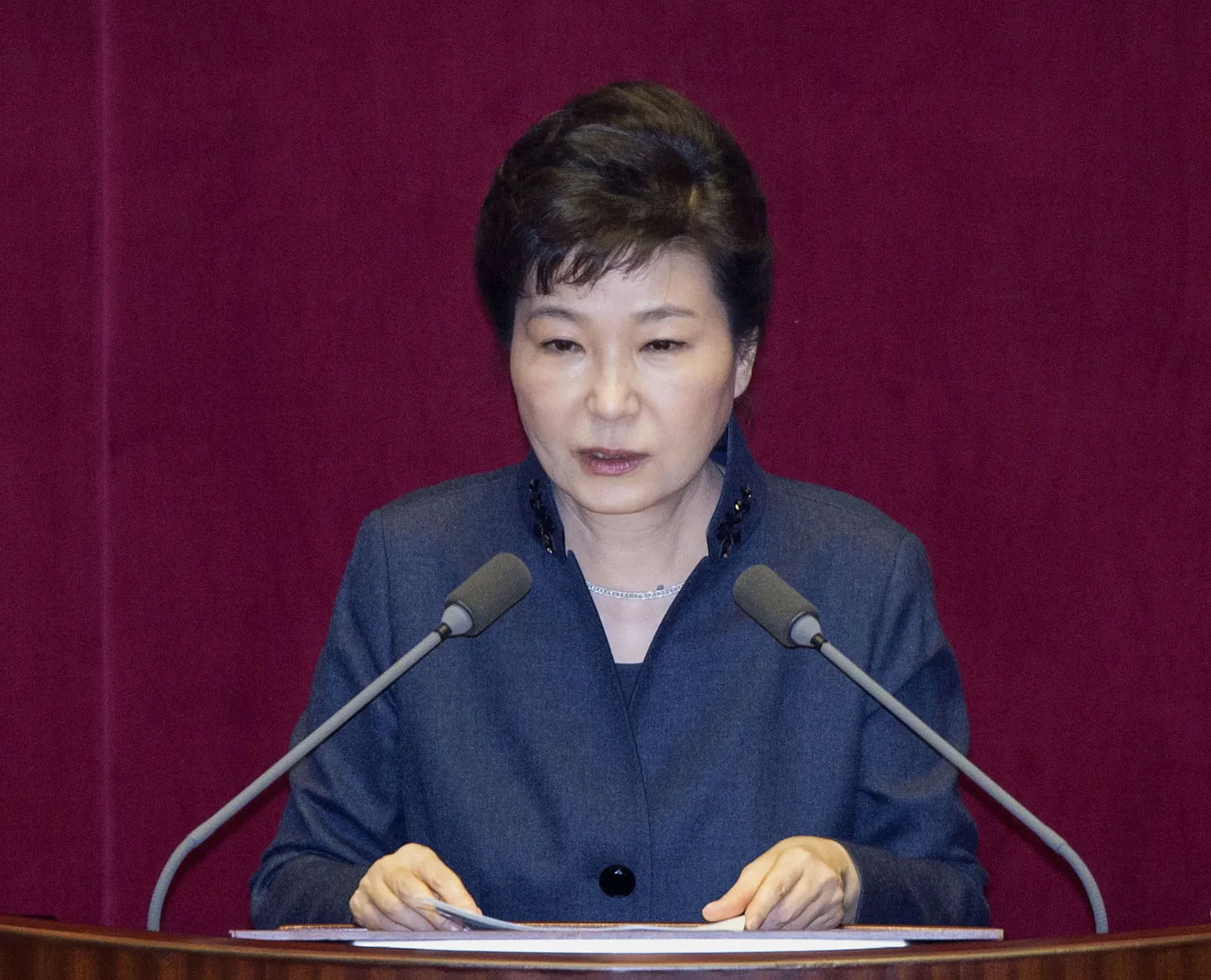Lõuna-Korea president Park Geun-Hye.
