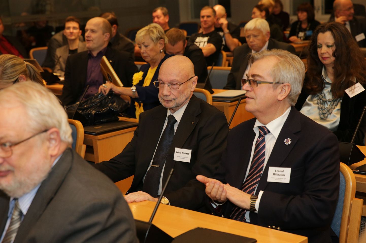 Tallinna linnavolikogu selle koosseisu esimene istung.
