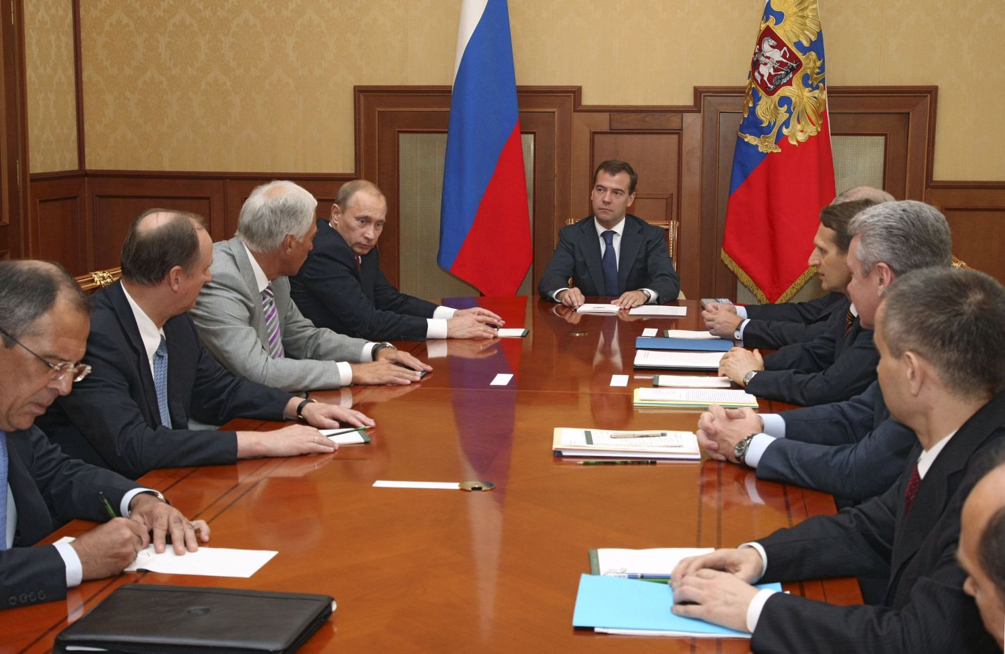 Venamaa president Dmitri Medvedev tänasel julgeolekunõukogu koosolekul.