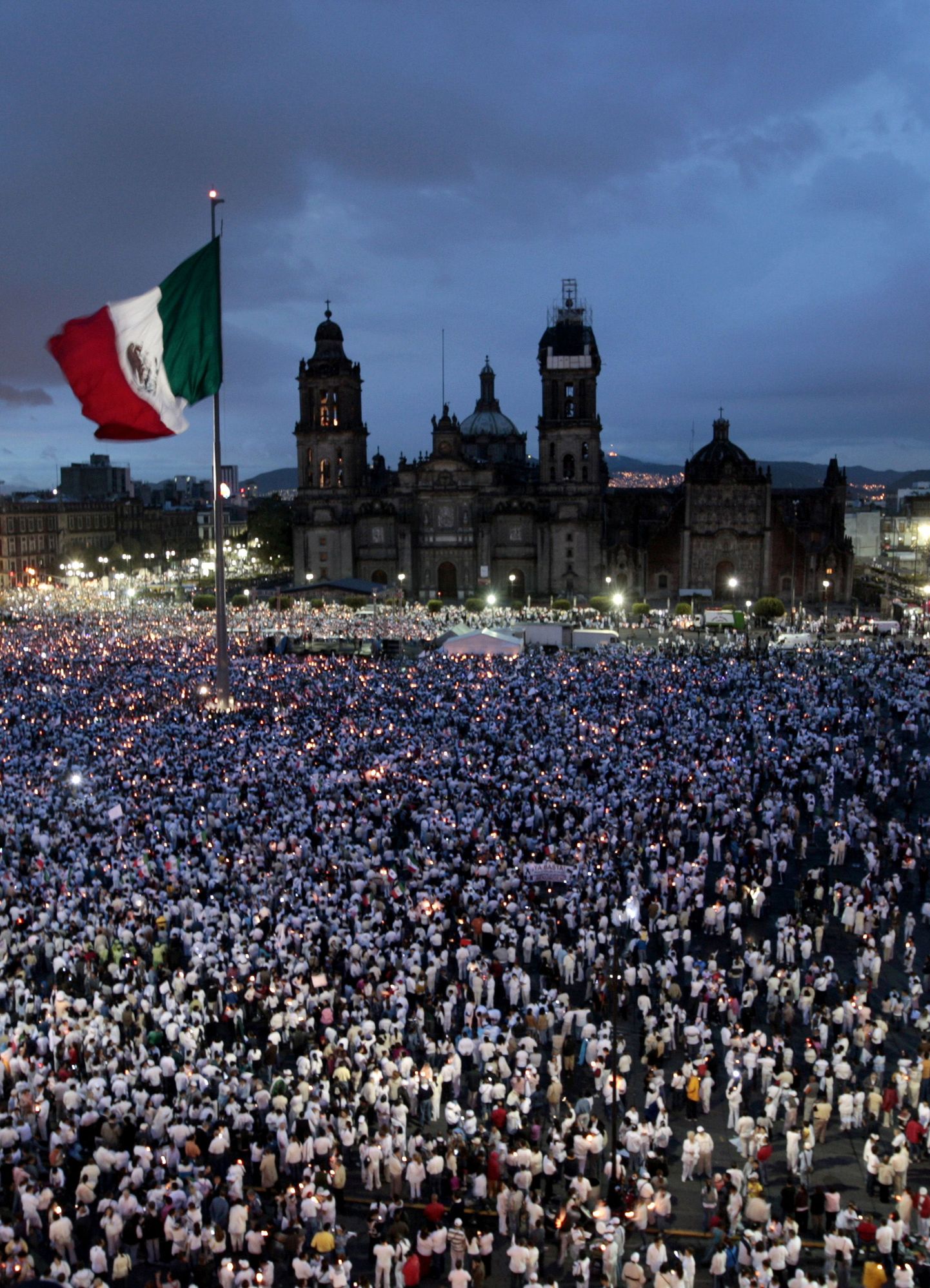 Meeleavaldused Mehhikos.