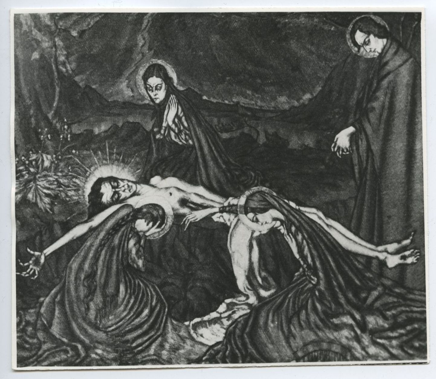 Konrad Mägi. Pietà. 1919. Õli
