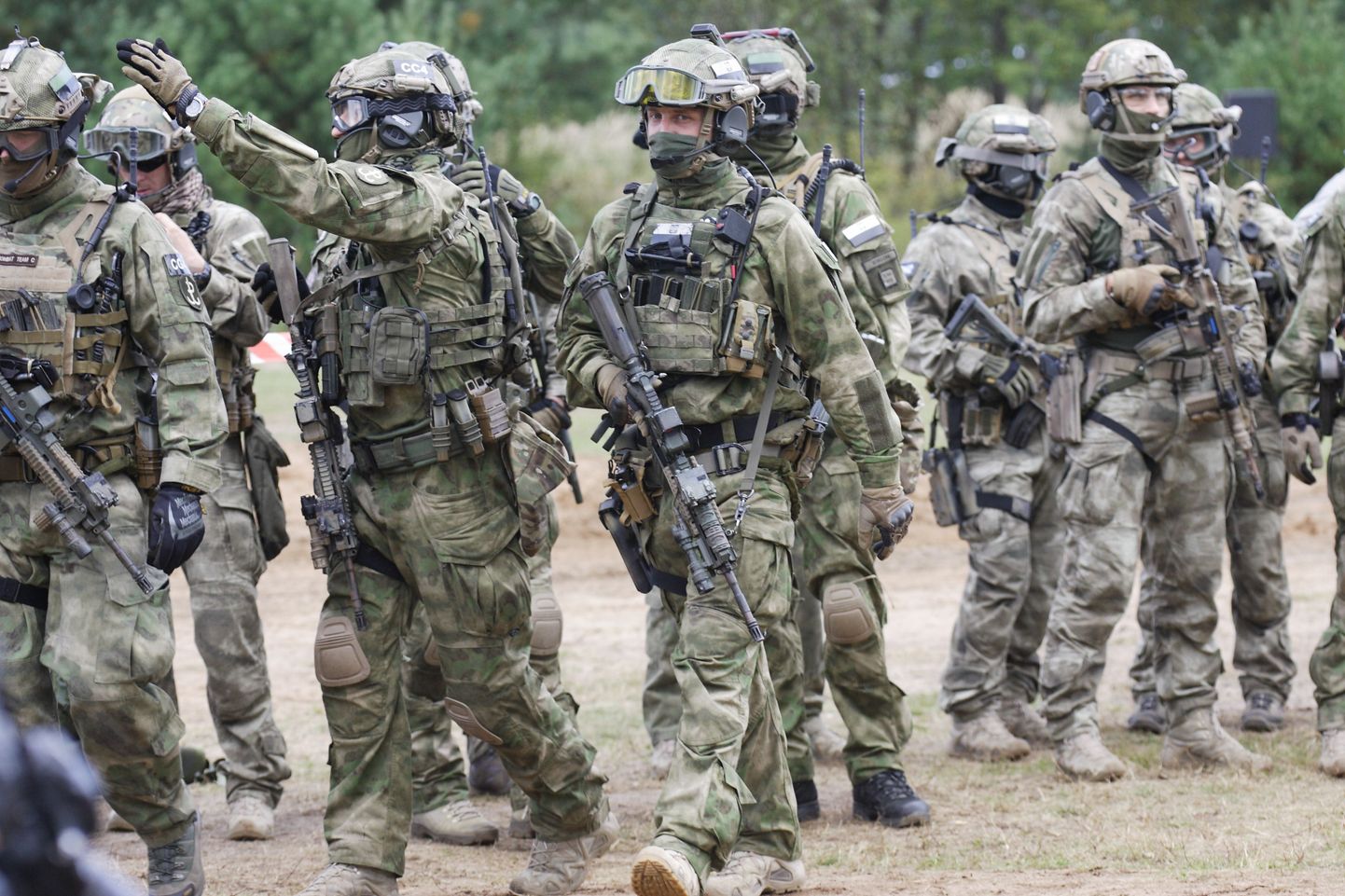 Sõdurid NATO liikmesriikide erivägede õppustel.