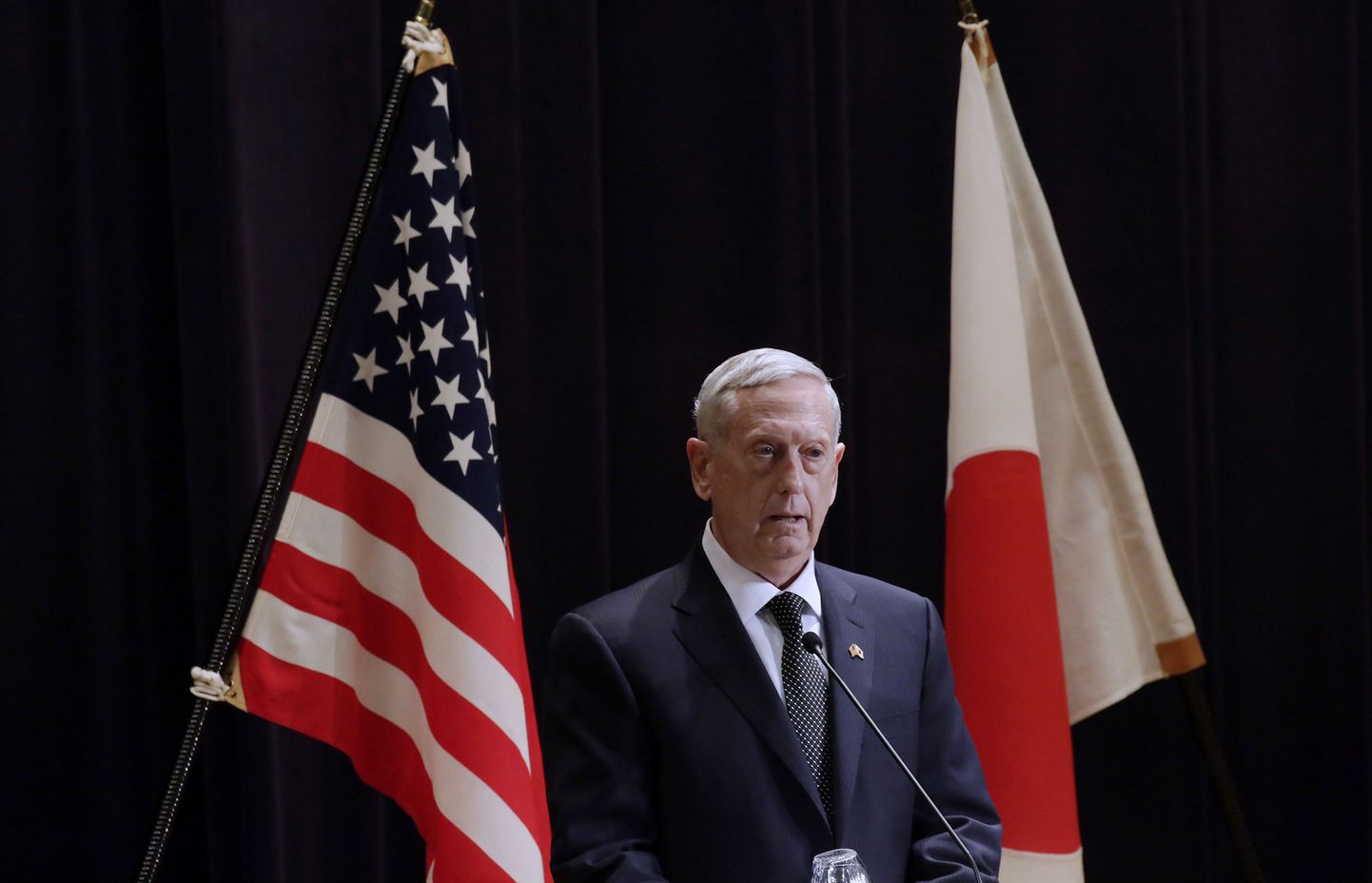 USA kaitseminister James Mattis Jaapanis.