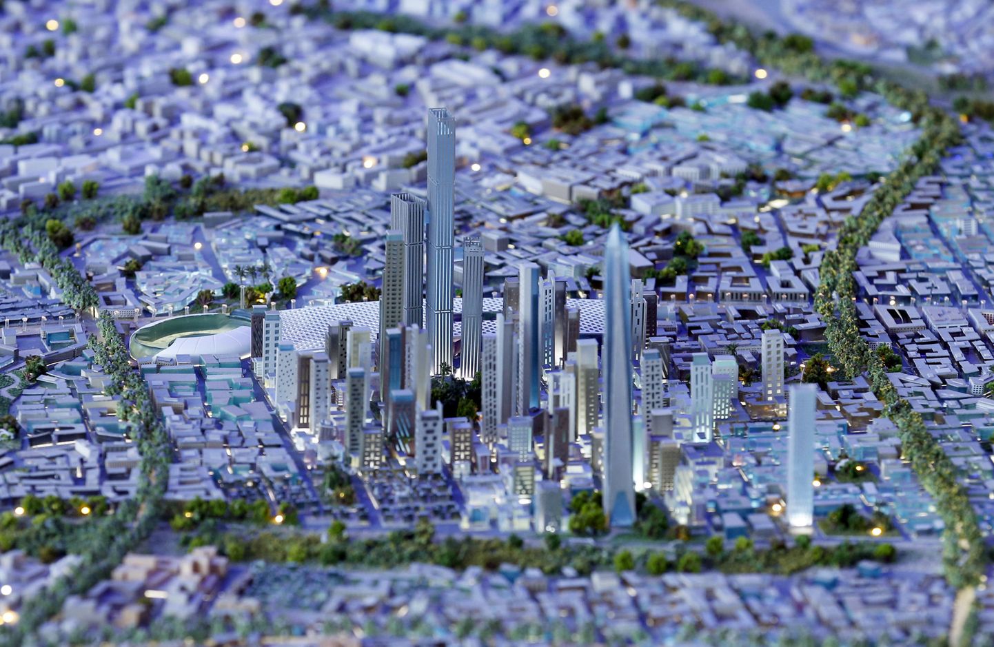 Egiptusesse rajatava uue pealinna mudel.