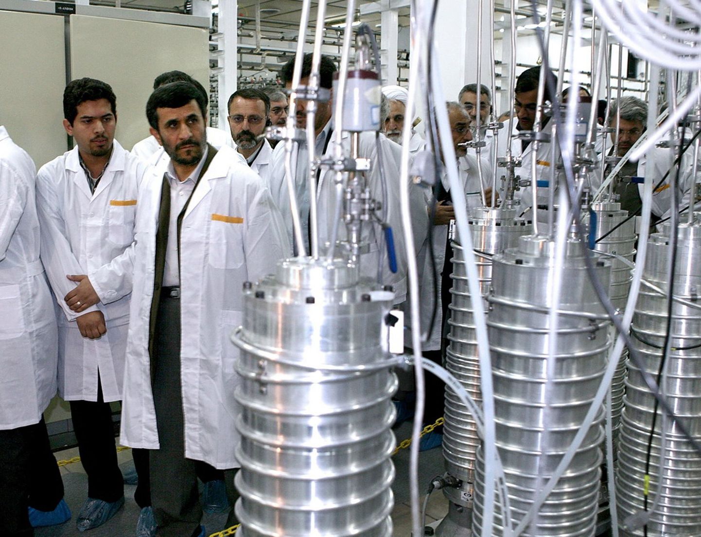 Uraani rikastamiseks mõeldud tsentrifuugid Iraanis.