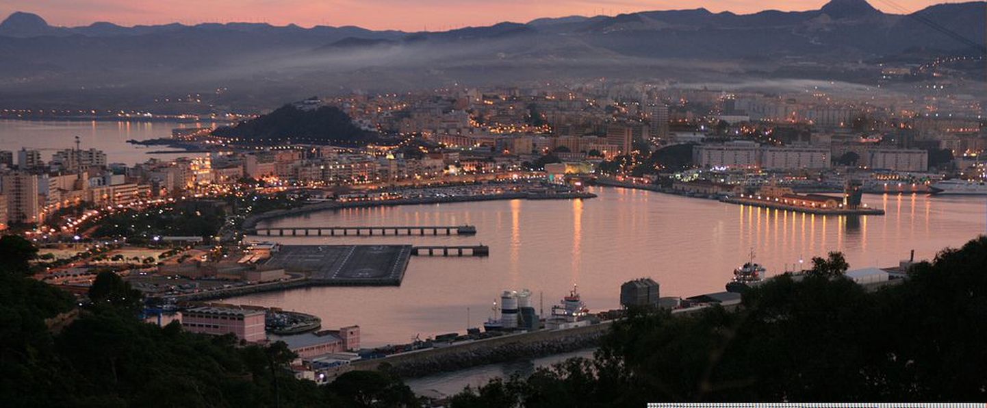 Vaade Ceuta linnale.