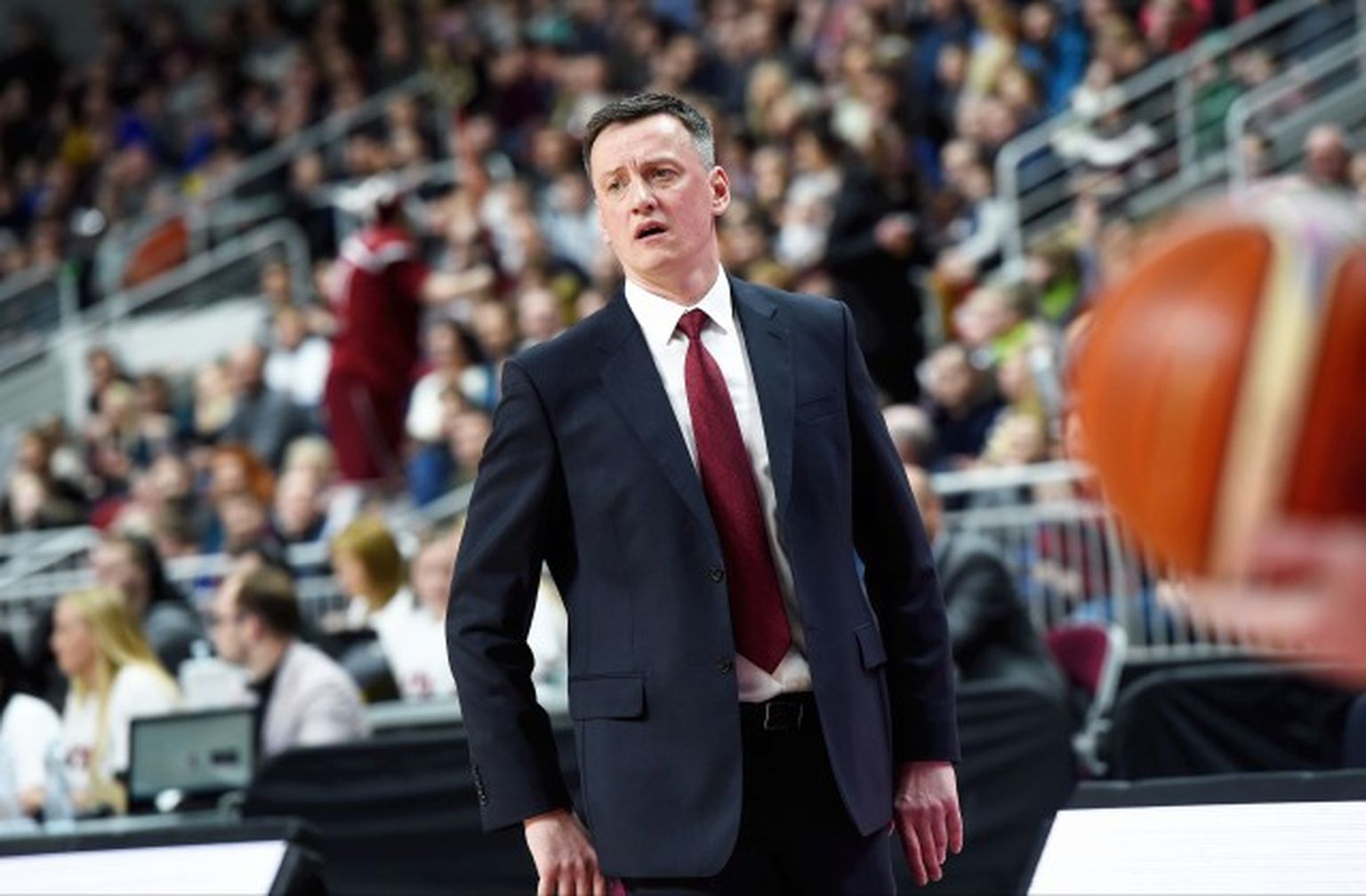 Latvijas basketbola izlases galvenais treneris Arnis Vecvagars