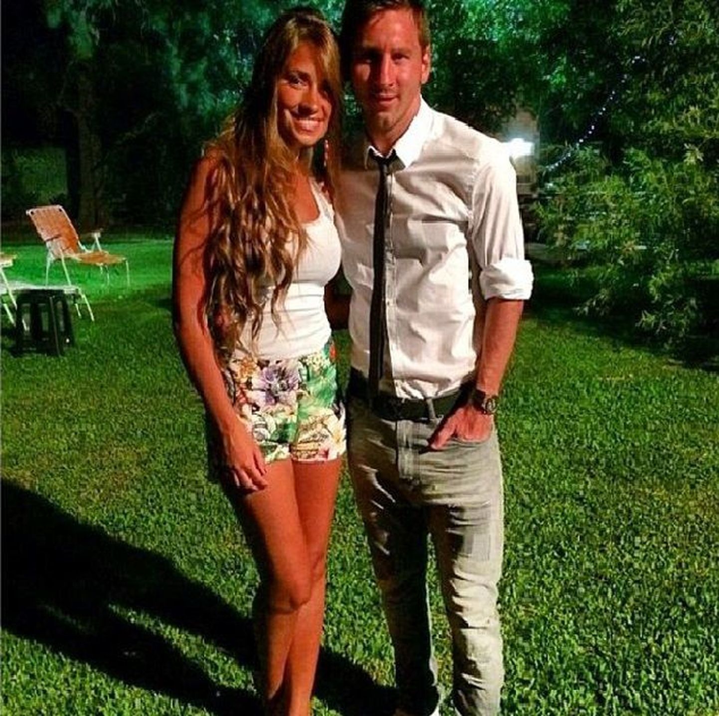 Lionel Messi koos Antonella Roccuzzoga.