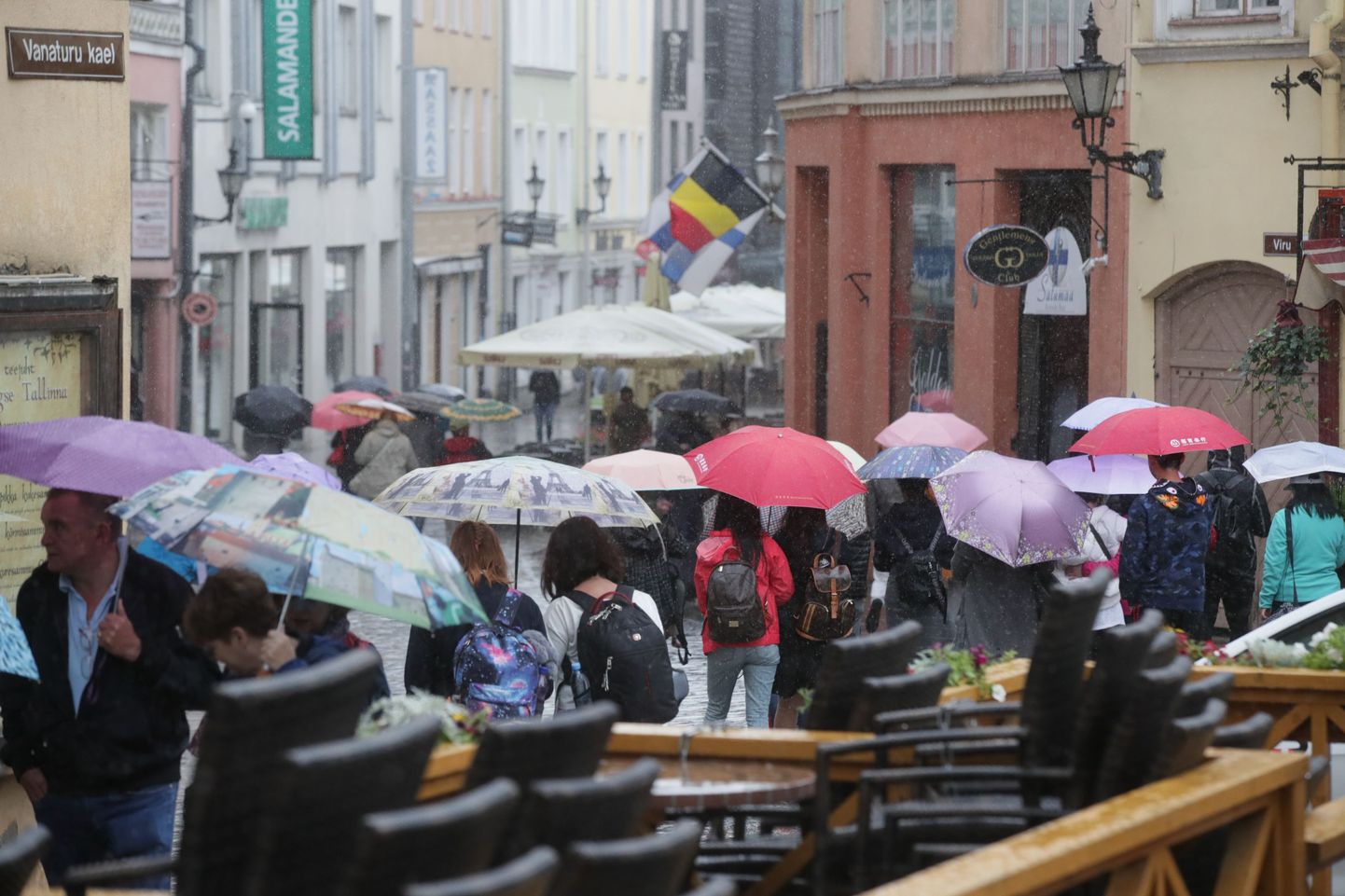 Vihmane pühapäev Tallinnas.