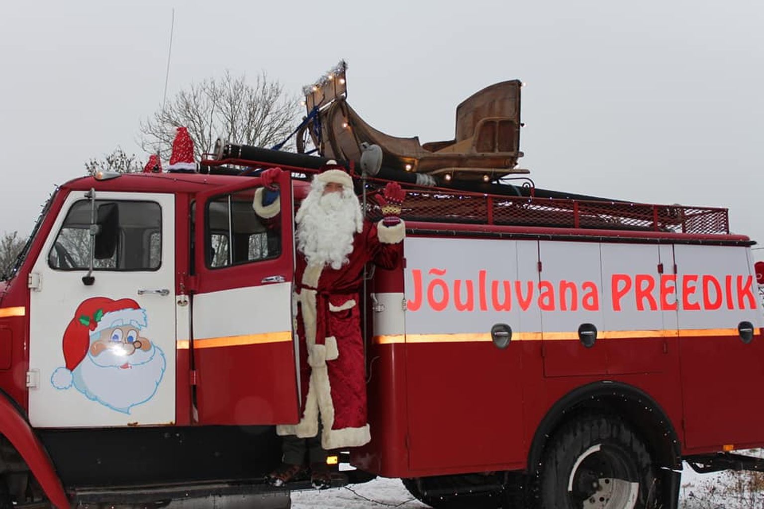 Jõuluvana Preedik sõidab Järva valla lapsi rõõmustama 22. ja 23. detsembril.