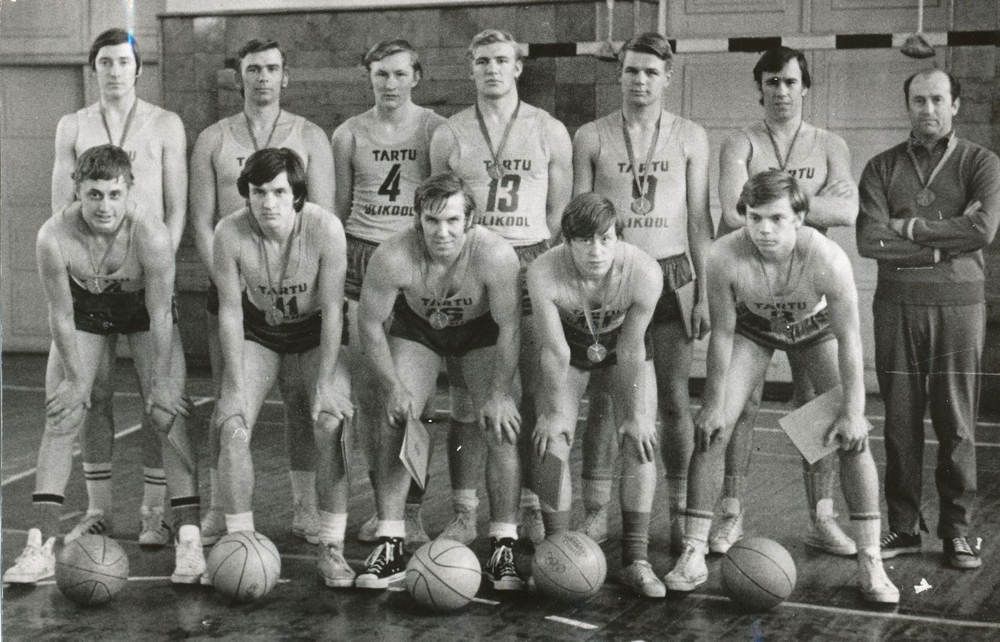 Eesti meister aastast 1972 - TRÜ meeskond.
