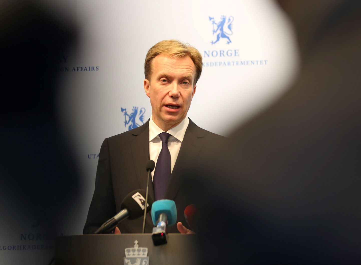 Norra välisminister Börge Brede.