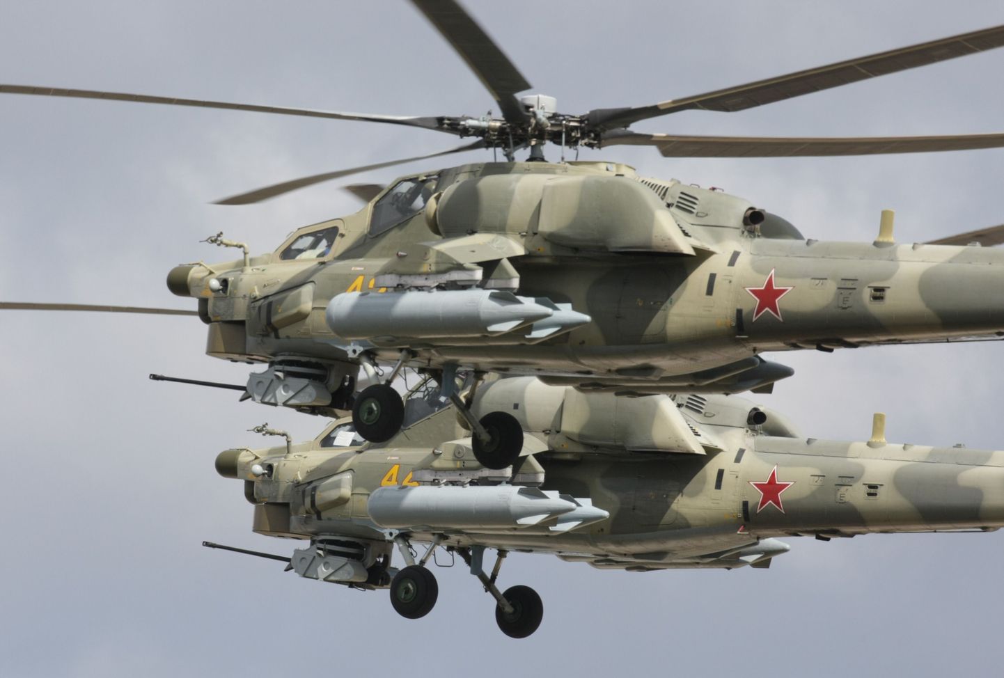 Вертолеты Ми-28Н „Ночной охотник“. Иллюстративный снимок.