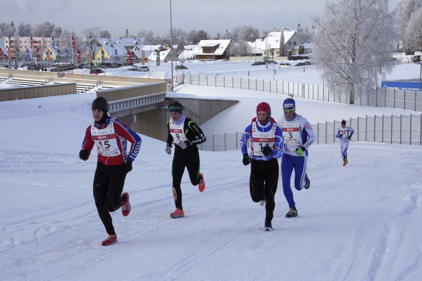 Talitriatloni Euroopa meistrivõistlused Otepääl 2016. aastal. Võistlus algas jooksudistantsiga.
