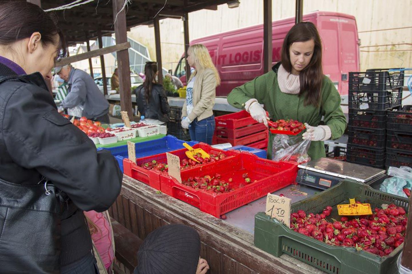 Poola maasikate müüjal pole põhjust ostjate vähesuse üle kurta.