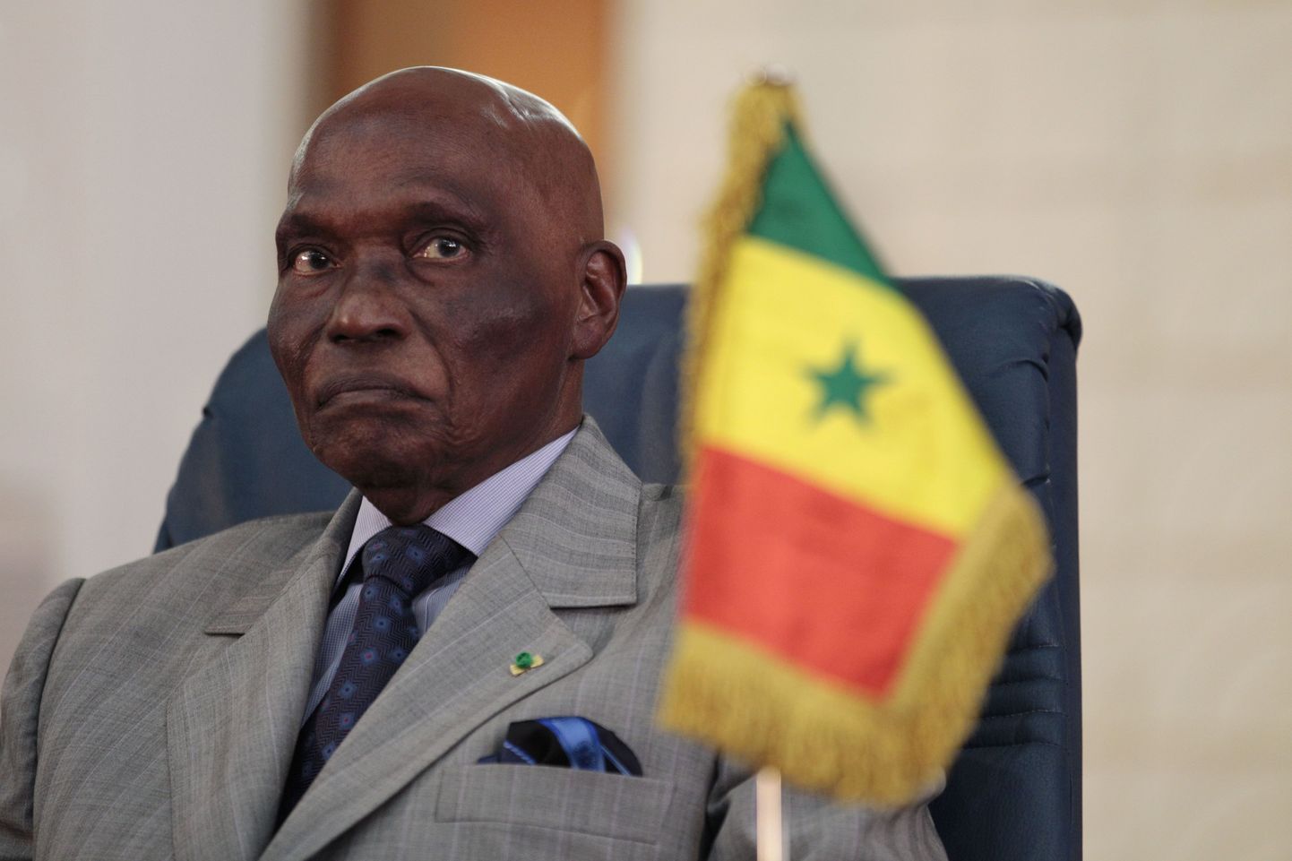 Senegali president Abdoulaye Wade.