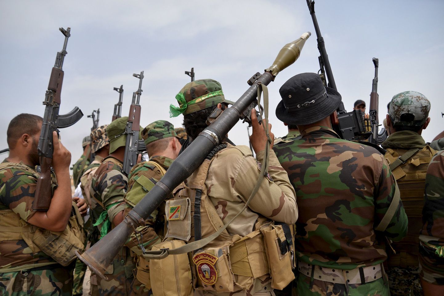 Iraagi šiiavõitlejad, kelle võitlust niinimetatud Islamiriigiga toetavad USA õhulöögid.