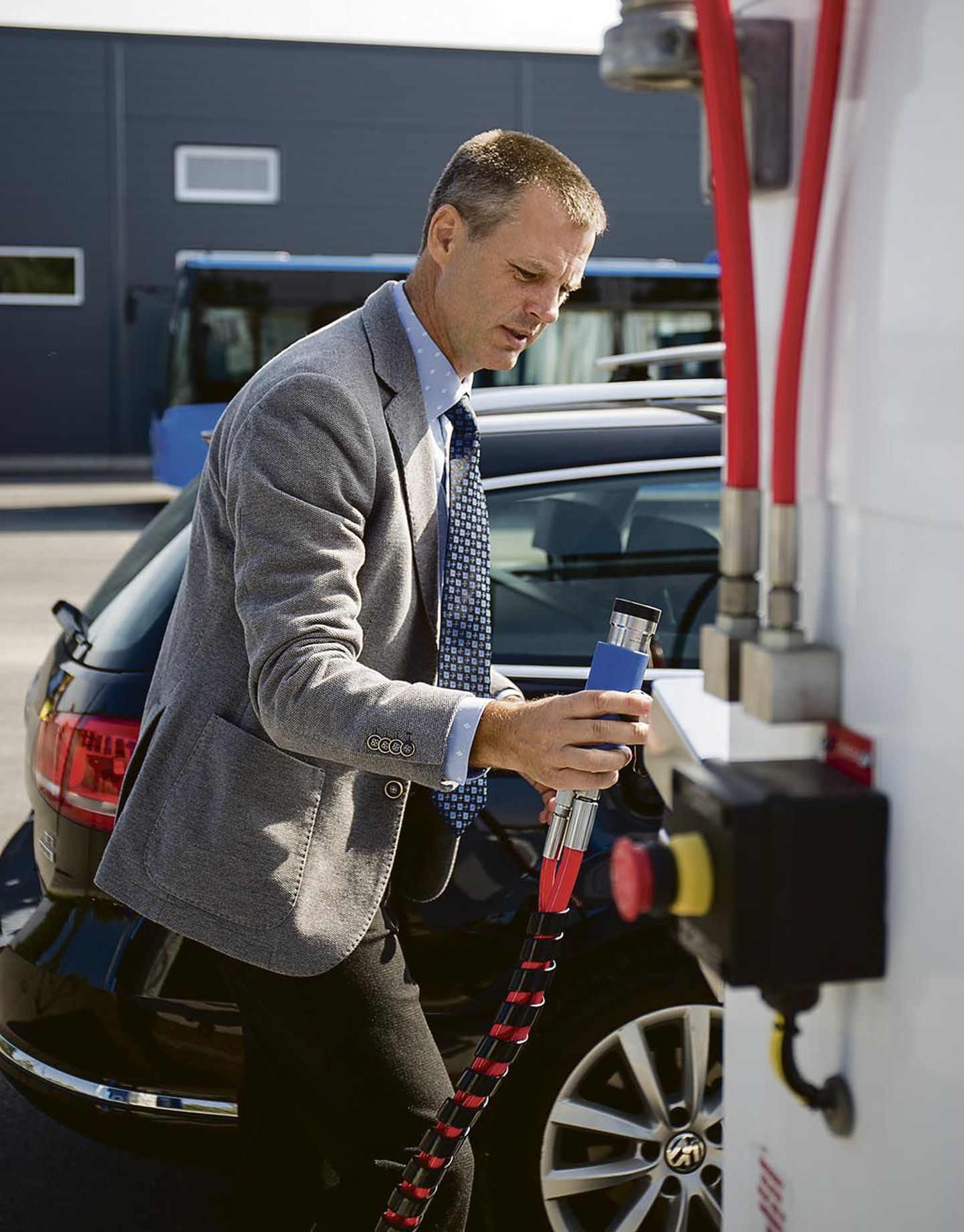Raul Kotovi andmetel kasutavad sõidukid kümme protsenti kogu gaasist, mis Pärnumaal tarbitakse.