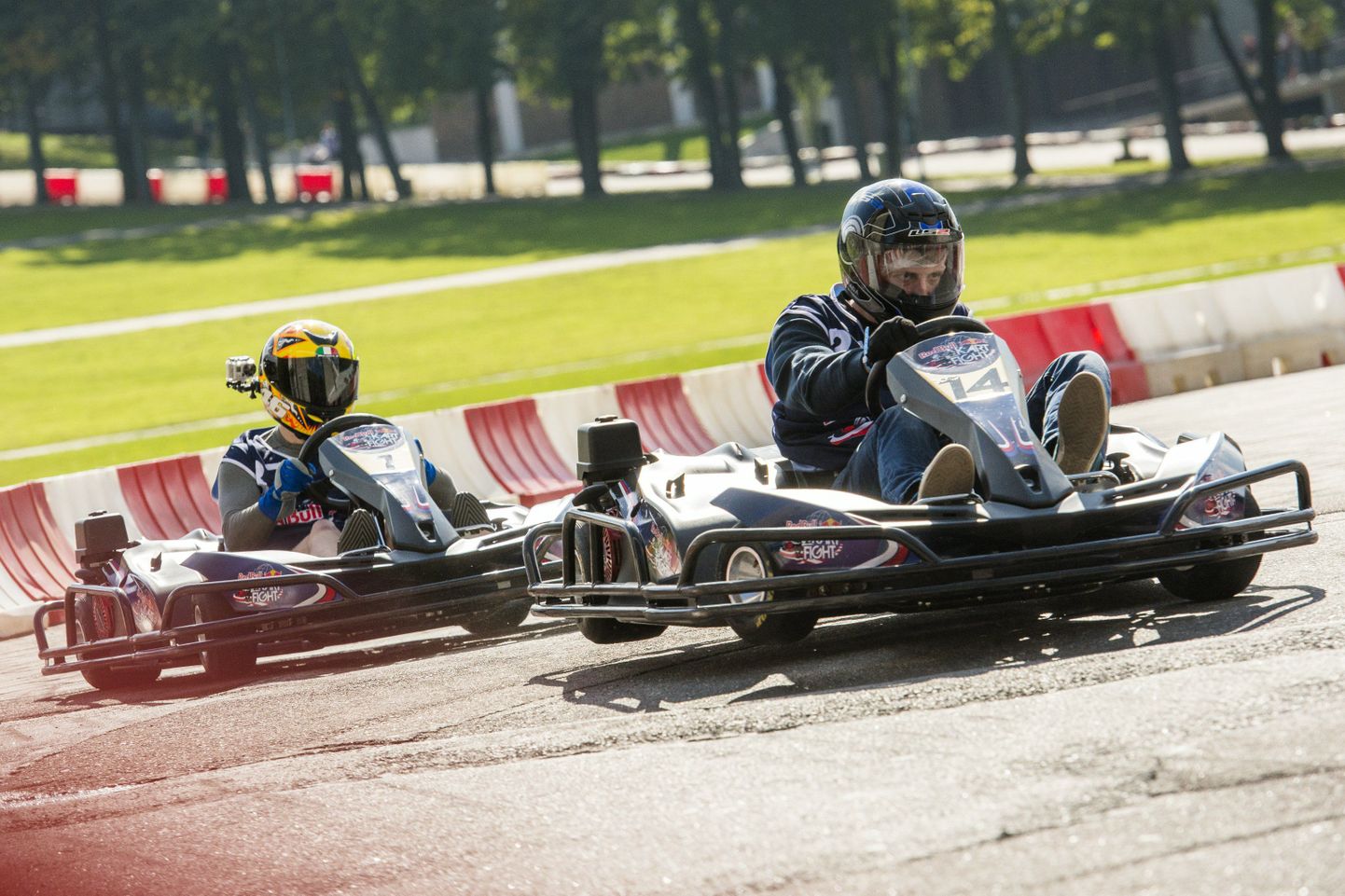 Red Bull Kart Fight 2014 finaal Tallinna Lauluväljakul.
