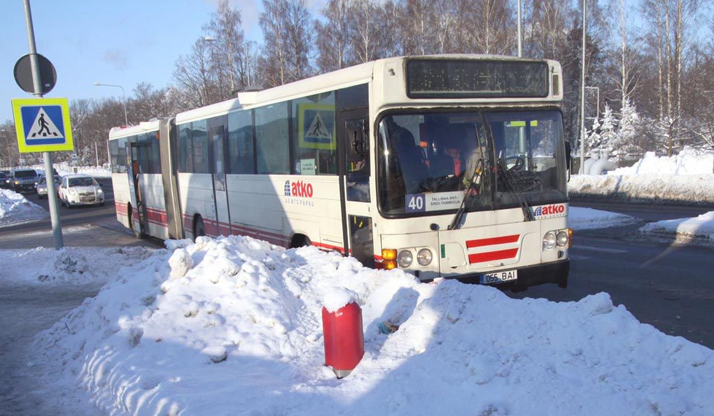 Sõidu katkemise põhjus võib olla liiklusavariigi, nagu juhtus AS MTG (Atko Grupp) bussiga liinil number 40 tänavu jaanuaris.