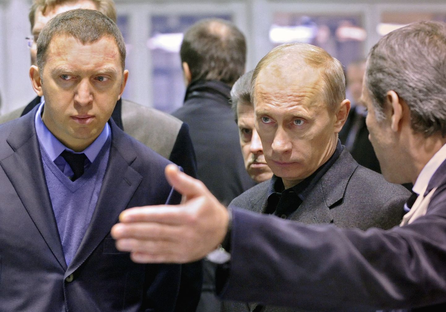 Oleg Deripaska (vasakul) on ka Vladimir Putini lähedane sõber.