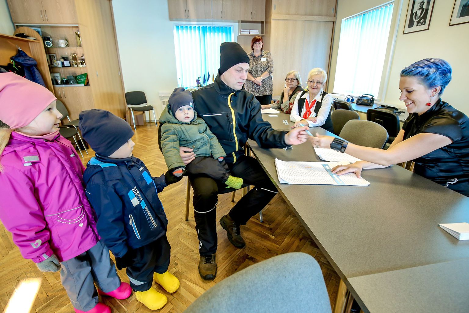 Valimispäev Pärnu-Jaagupis.