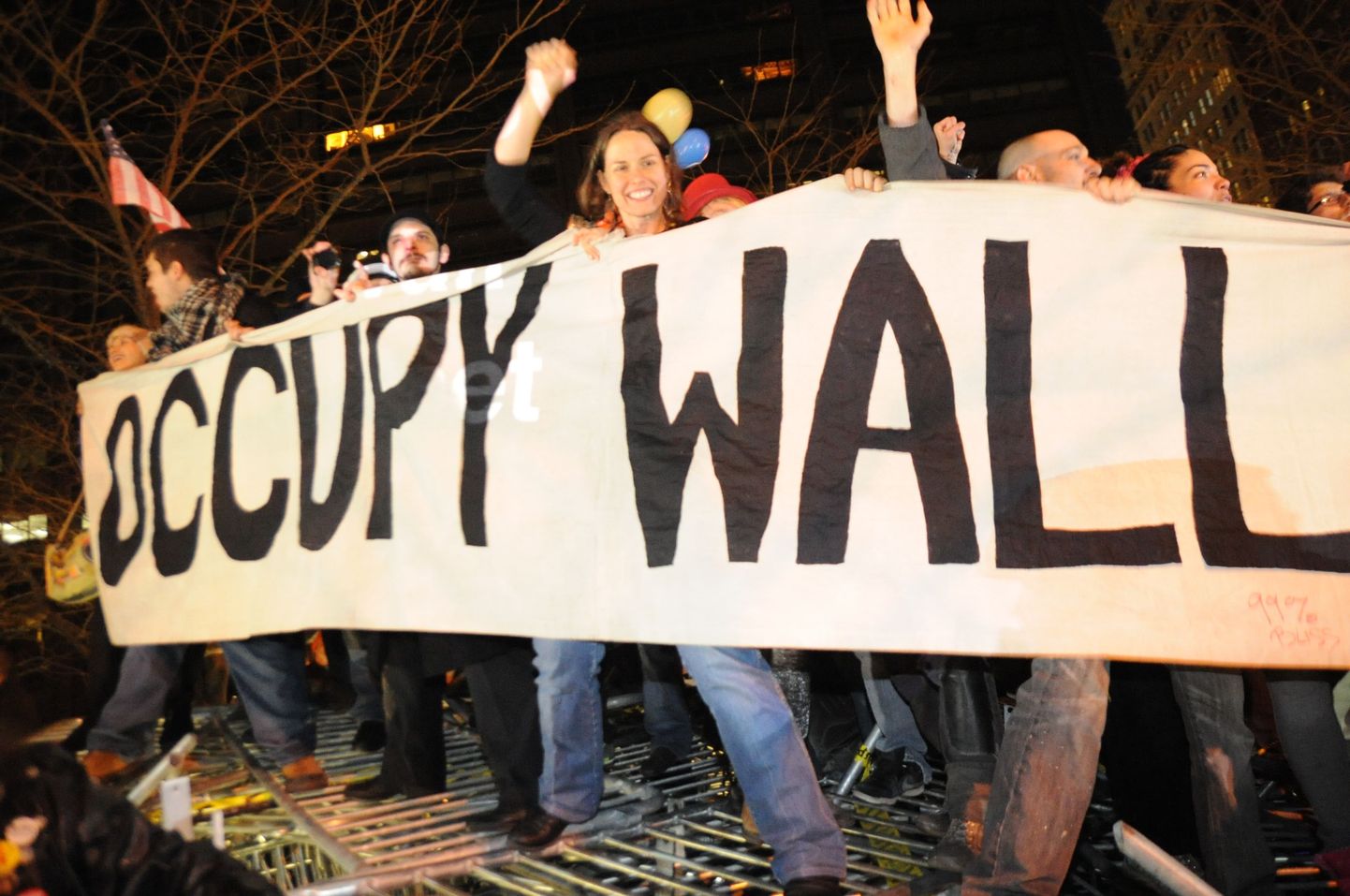 Протест "Захвати Уолл-стрит". Иллюстративное фото.