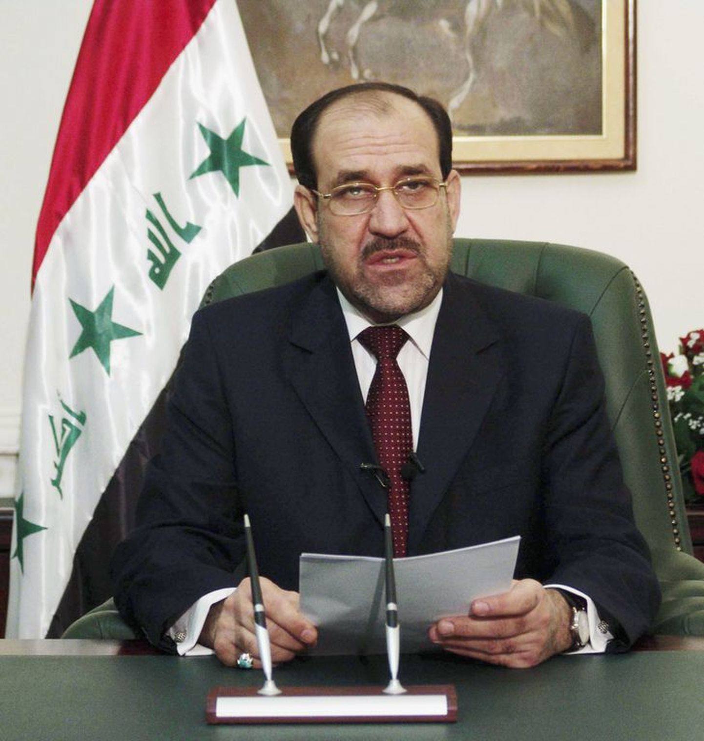 Iraagi peaminister Nouri al-Maliki.
