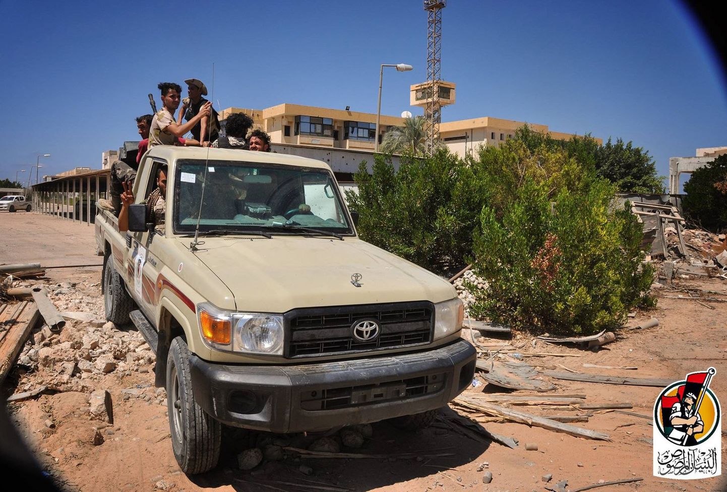 Liibüa valitsusväed Sirtes.