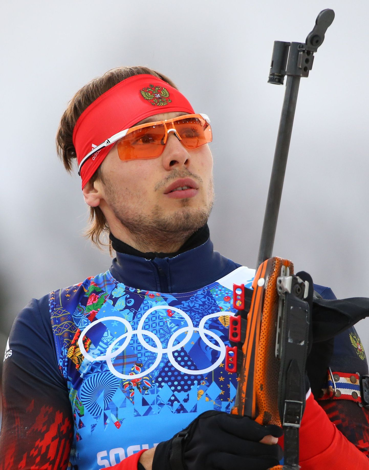 Антон Шипулин на Олимпиаде в Сочи.