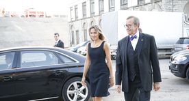 Ilves bumps into old friend