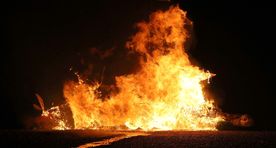 Фото: американцы обнаружили «огненные врата ада»