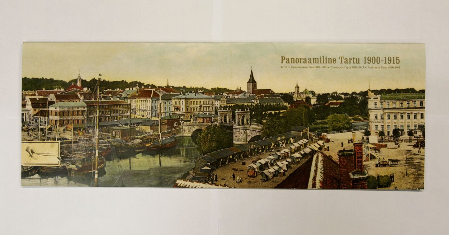 Raamatu «Panoraamiline Tartu 1900–1915» esikaas.