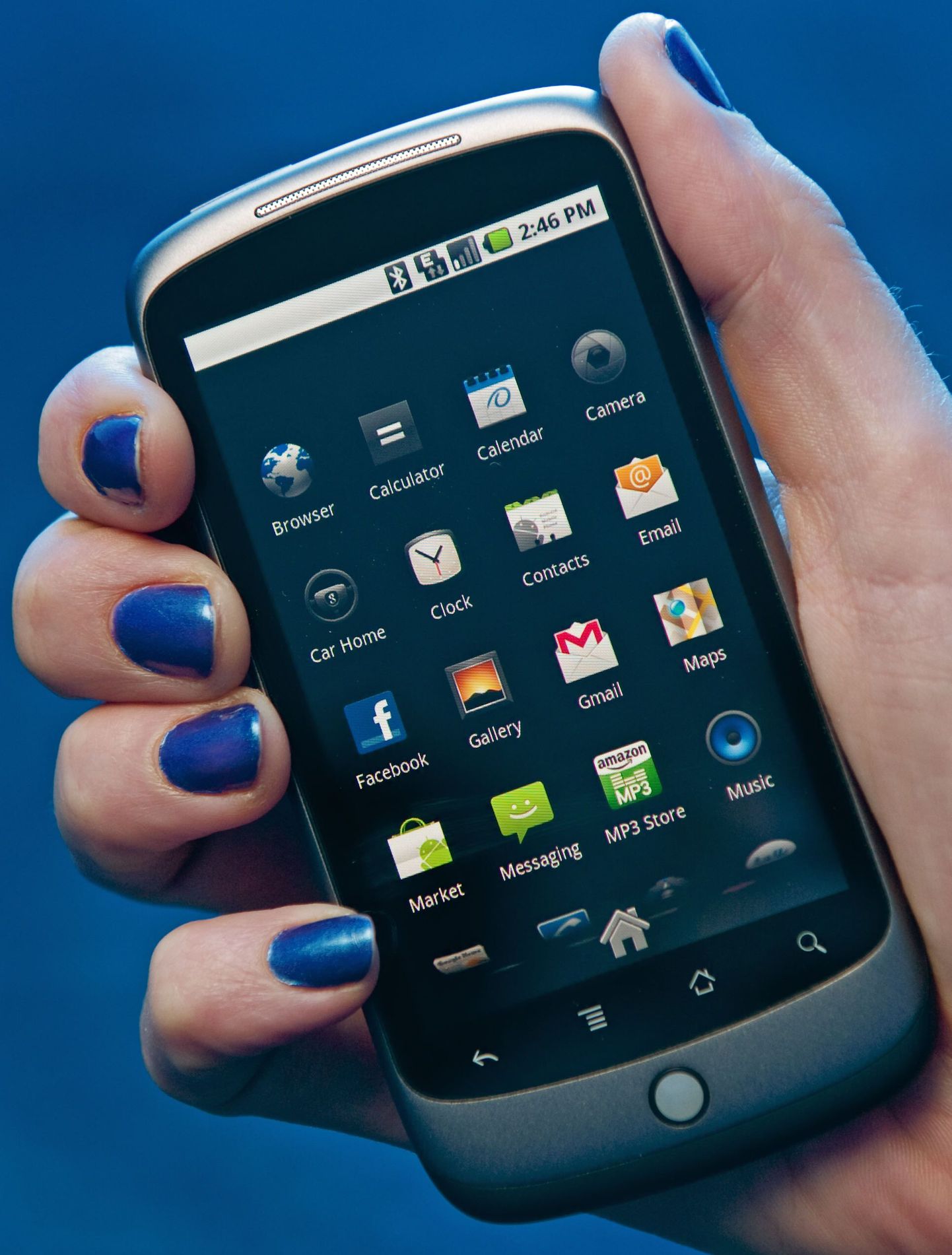 Androidi kasutav nutitelefon Google Nexus One