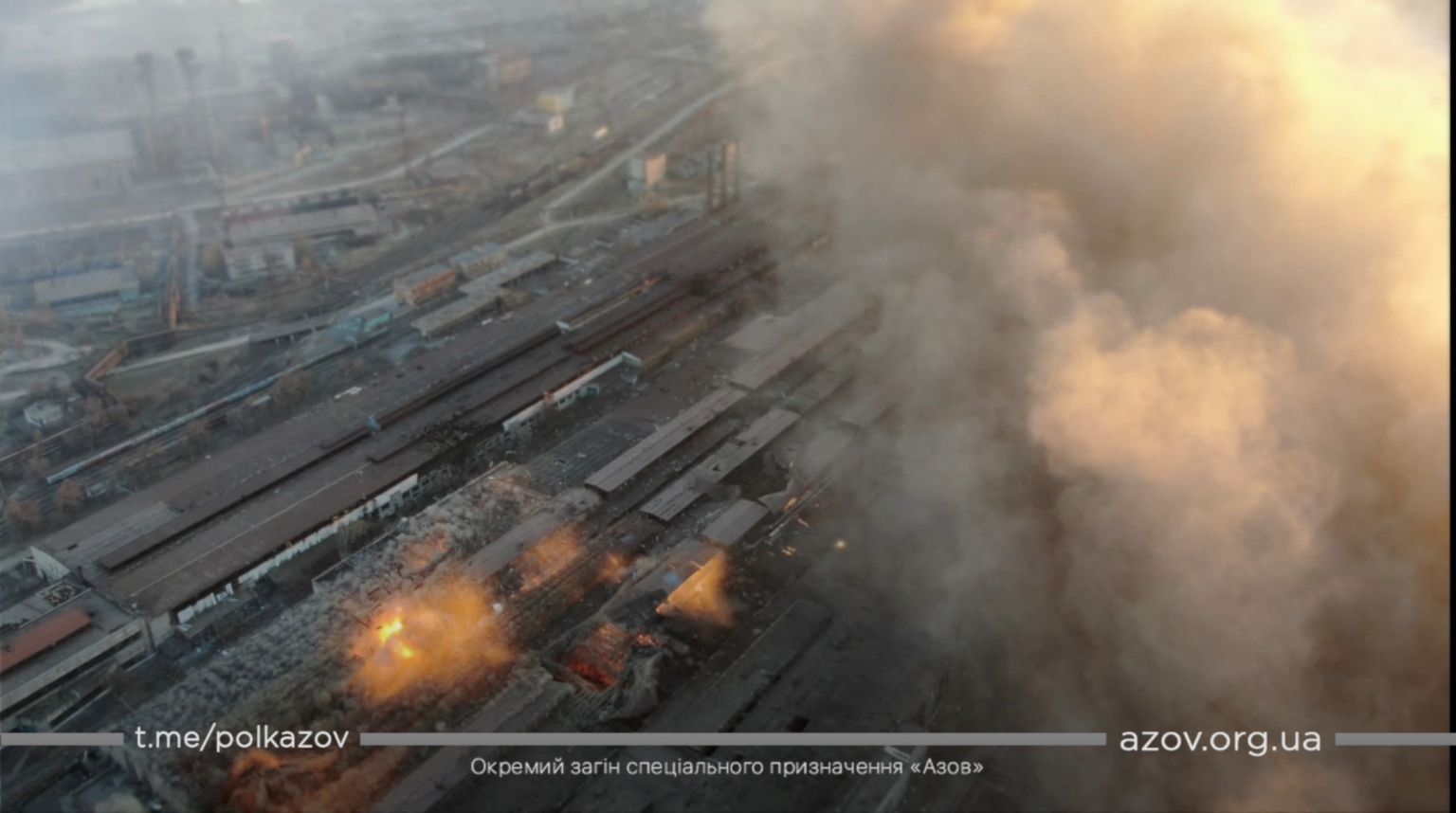 Взрывы на индустриальной территории Мариуполя