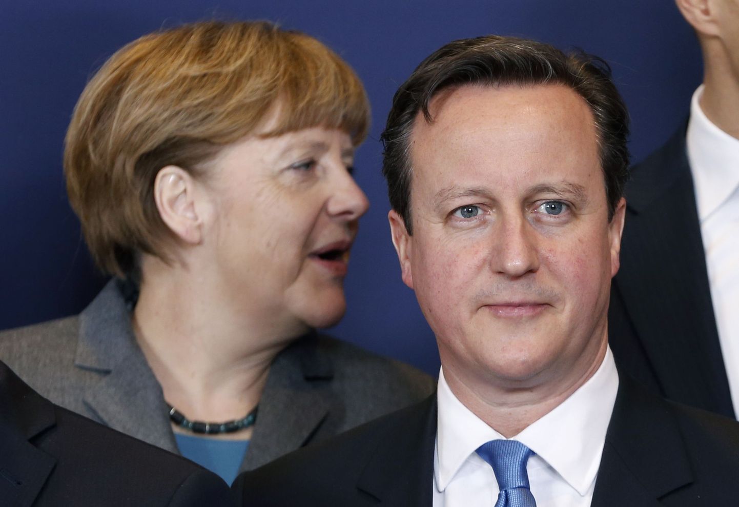 Saksa kantsler Angela Merkel ja Briti peaminister David Cameron.