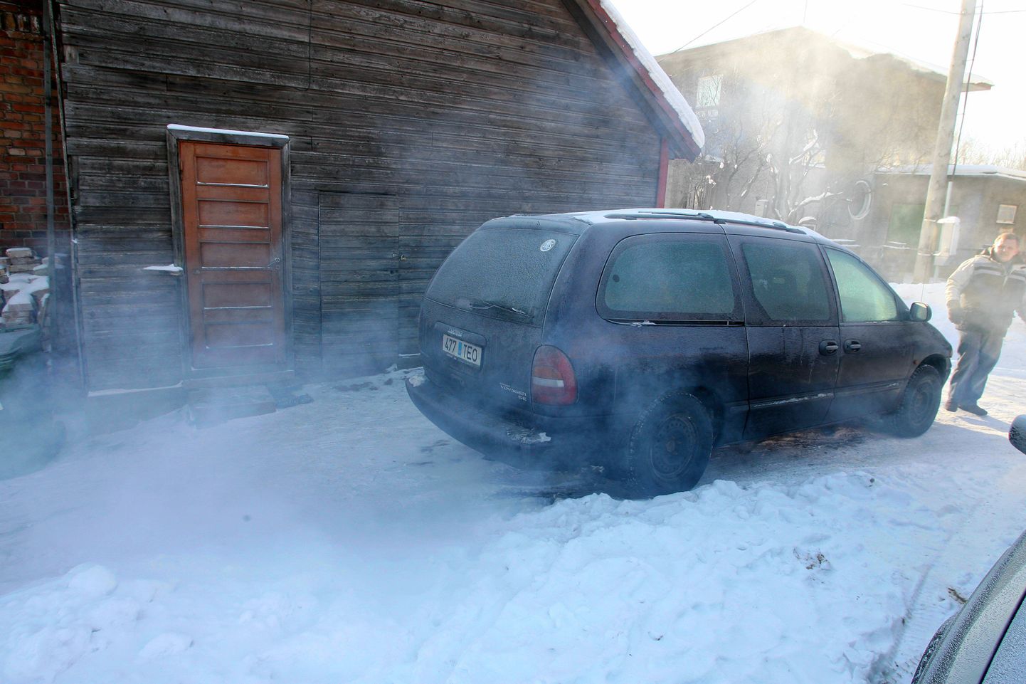 Auto käivitamine külma ilmaga.