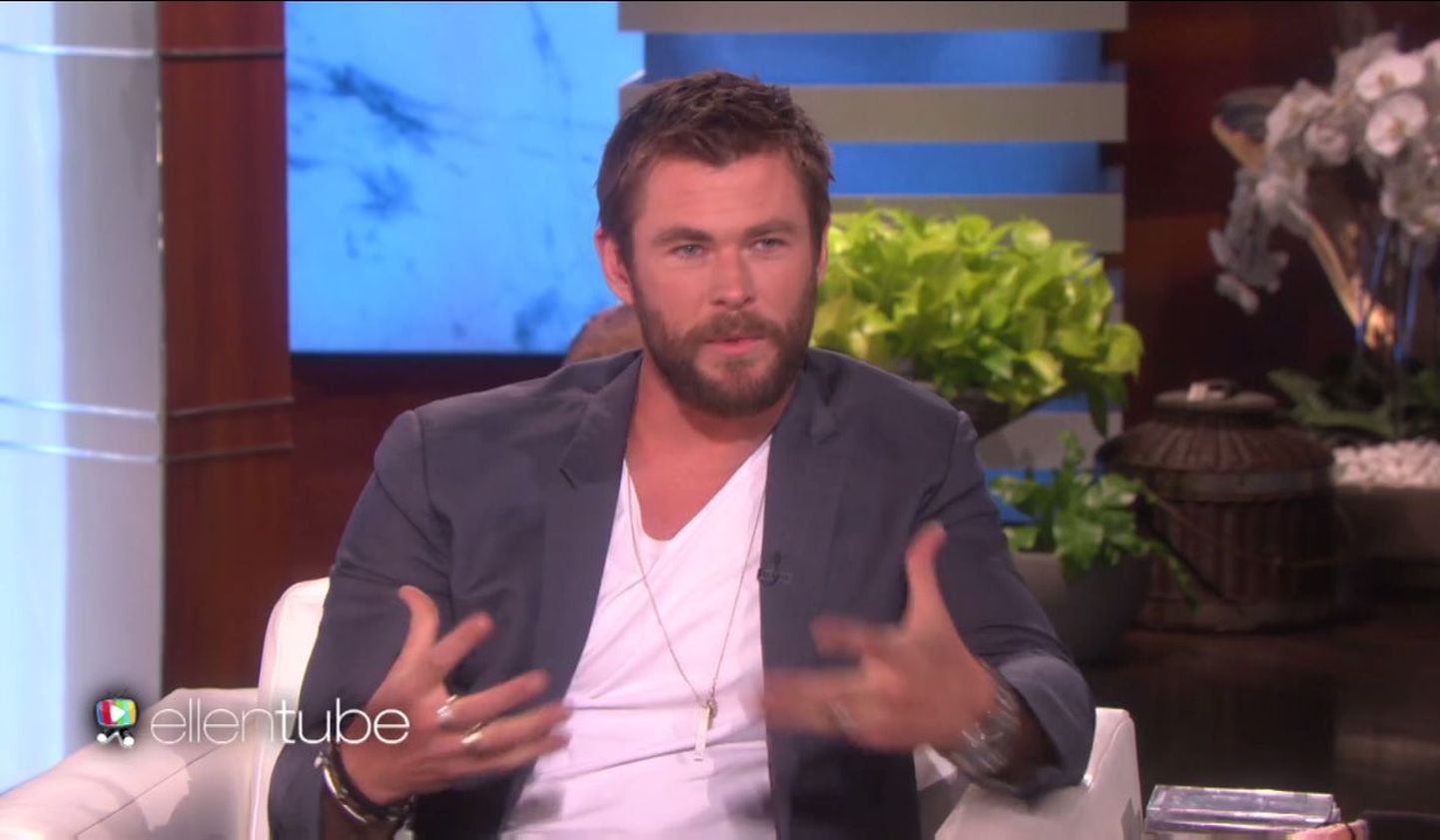 Chris Hemsworth jutusaates «The Ellen DeGeneres Show»