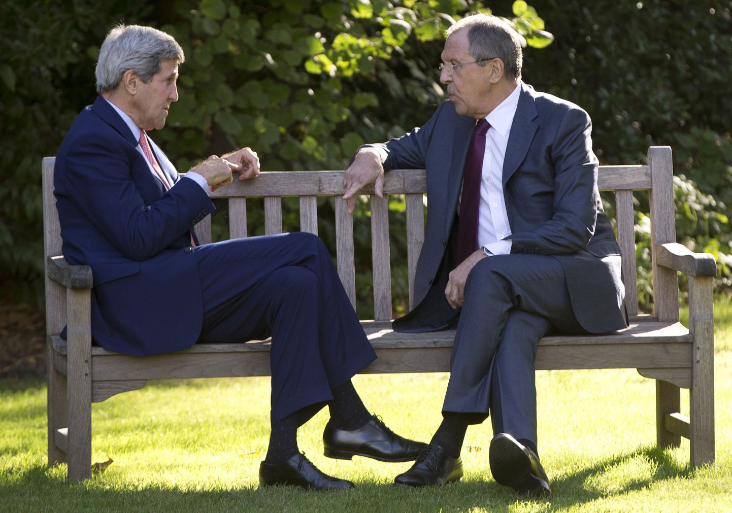 Ametivennad John Kerry ja Sergei Lavrov Pariisis.